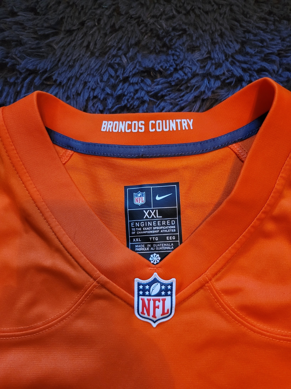 Nike NFL Orange #10 Football Jersey - Picture 4 of 6